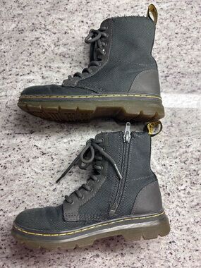 Dr. Martens Dark Gray kids' Combs J Extra Tough Poly Boot size 13